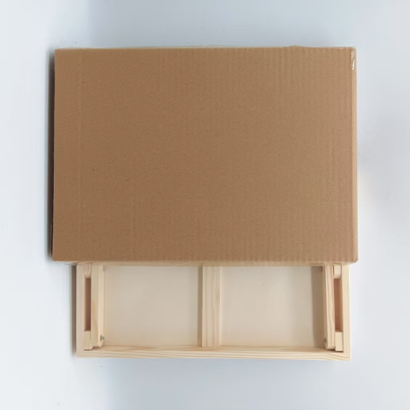 Fa asztali festőállvány művészeti diákok számára, összecsukható, hordozható, dőlő rajztábla