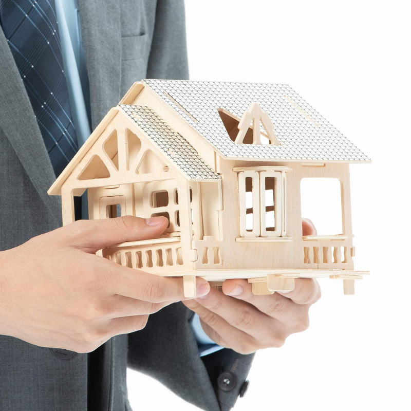 Laserom izrezana Basswood prazna ploča za DIY dječje ručno oslikane građevne blokove – Forest Life marka, drveni privjesak, moderni umjetnički stil