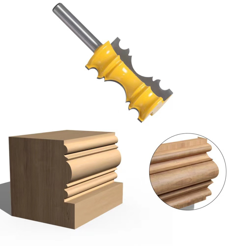 Vidukļa līnijas frēze – virsmas frēze, cementēts karbīds, pārklāts, Waist Line Knife sērija, piemērots dažādām iekārtām