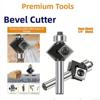 Karbidna freza s 45° nagibom, serija Board breaking knife, za CNC i graviranje, za drvo/MDF/sintetičke ploče/laminirane ploče