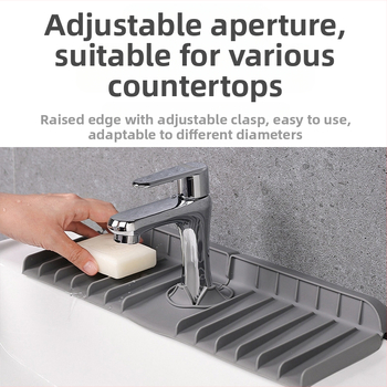 Silikoninis krano nutekėjimo kilimėlis virtuvei – nutekėjimas, pritaikymas, atspaustas logotipas, prekinis ženklas Silicon Art