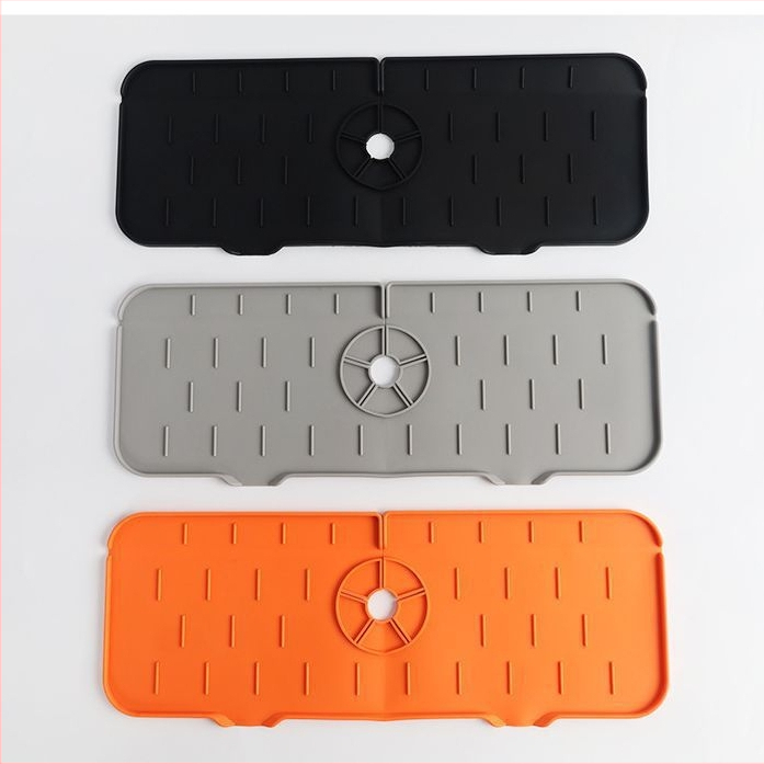 Silikoninis krano nutekėjimo kilimėlis virtuvei – nutekėjimas, pritaikymas, atspaustas logotipas, prekinis ženklas Silicon Art