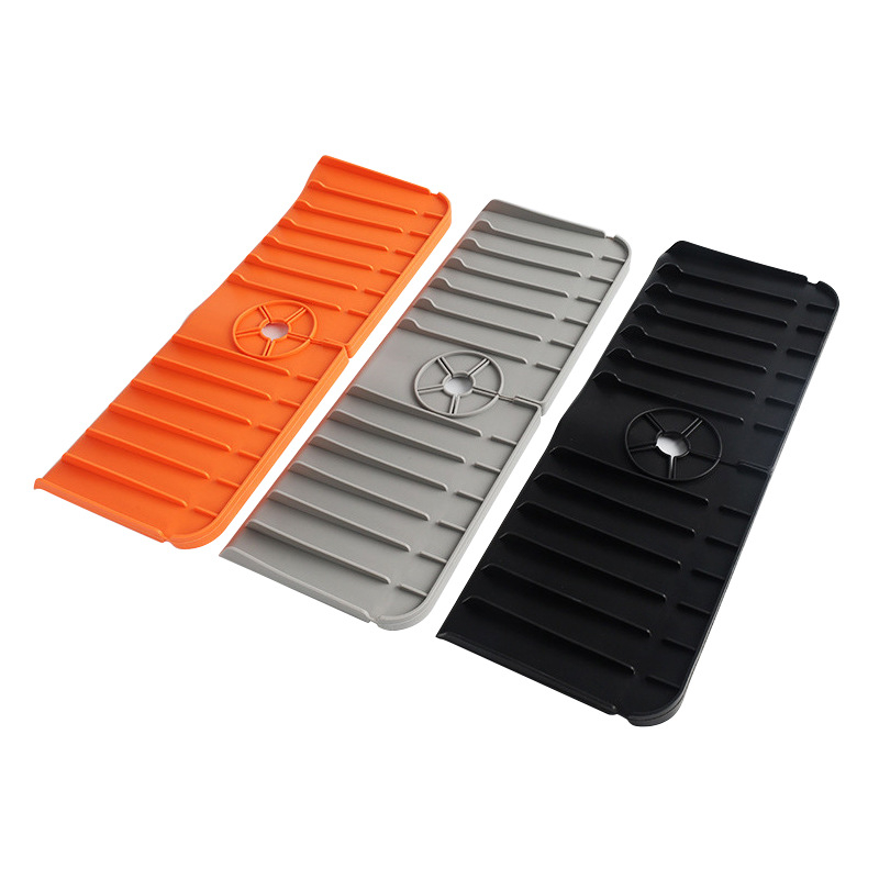 Silikoninis krano nutekėjimo kilimėlis virtuvei – nutekėjimas, pritaikymas, atspaustas logotipas, prekinis ženklas Silicon Art