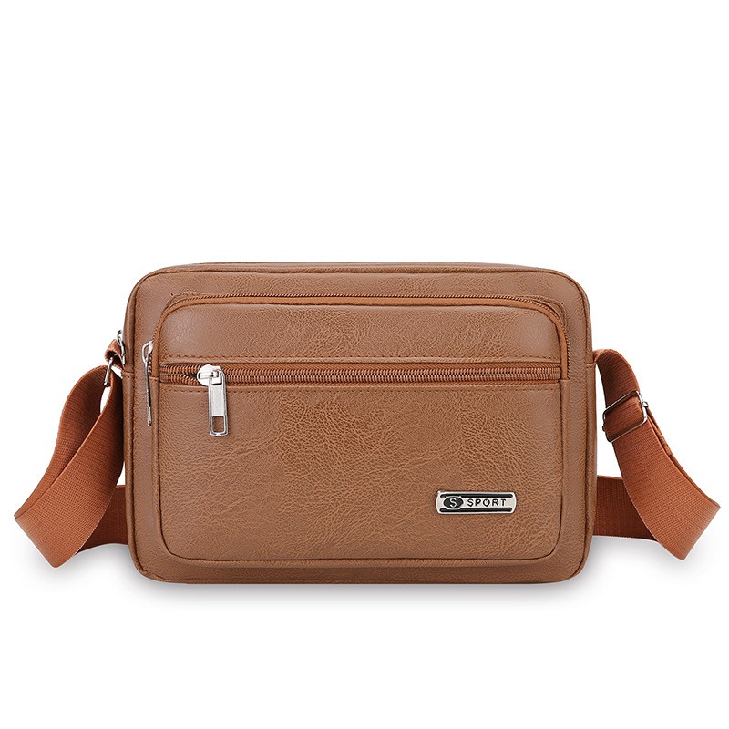 Muška PU kožna crossbody torba za poslovna putovanja – Veliki kapacitet, otporna na habanje, pogodna za slobodno vrijeme putovanja (PU koža, veliki kapacitet, otporna na habanje, poslovni stil)