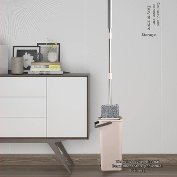 Επίπεδη σφουγγαρίστρα, μικροΐνες, ατσάλινο κοντάρι, 80–90% απομάκρυνση υγρών, Velcro τύπου σύστημα πρόσδεσης, 3ετής διάρκεια ζωής