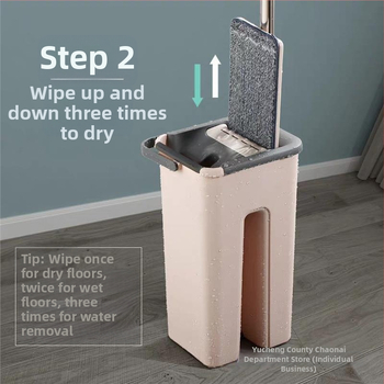 Επίπεδη σφουγγαρίστρα, μικροΐνες, ατσάλινο κοντάρι, 80–90% απομάκρυνση υγρών, Velcro τύπου σύστημα πρόσδεσης, 3ετής διάρκεια ζωής