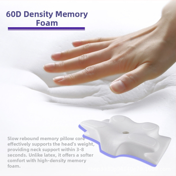 Възглавница от паметна пяна за шийни прешели, извънземна форма; ядро 2–3 кг; височина ядро 5–10 см; персонализирано обработване; материя на ядро Lyocell/полиестер/найлон/спандекс