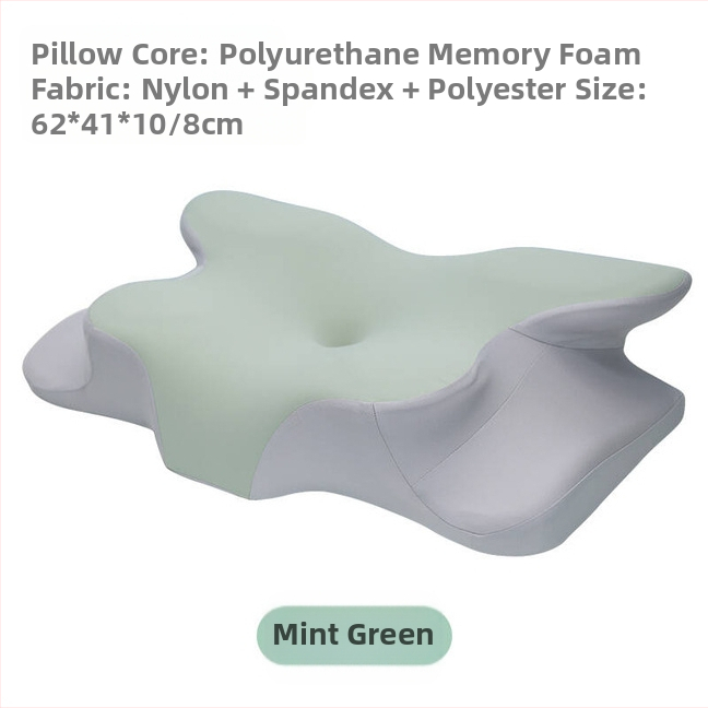 Възглавница от паметна пяна за шийни прешели, извънземна форма; ядро 2–3 кг; височина ядро 5–10 см; персонализирано обработване; материя на ядро Lyocell/полиестер/найлон/спандекс