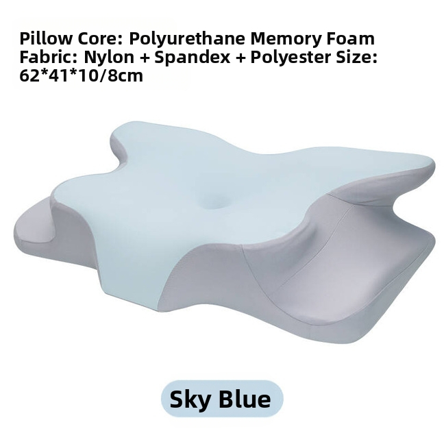 Възглавница от паметна пяна за шийни прешели, извънземна форма; ядро 2–3 кг; височина ядро 5–10 см; персонализирано обработване; материя на ядро Lyocell/полиестер/найлон/спандекс
