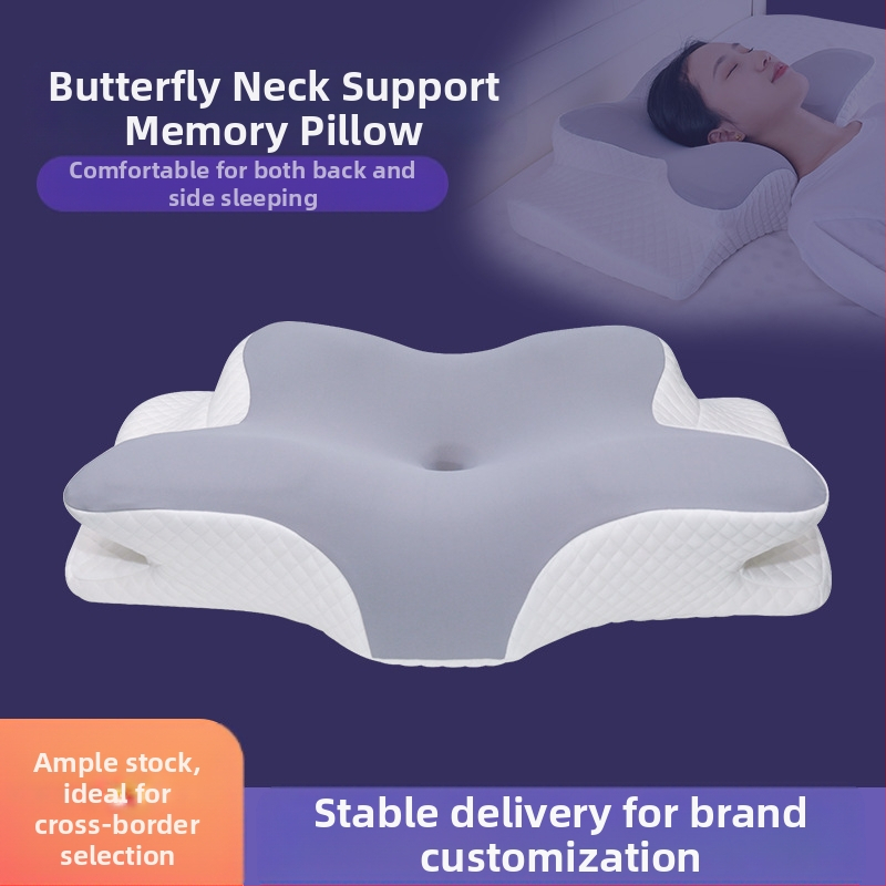 Възглавница от паметна пяна за шийни прешели, извънземна форма; ядро 2–3 кг; височина ядро 5–10 см; персонализирано обработване; материя на ядро Lyocell/полиестер/найлон/спандекс