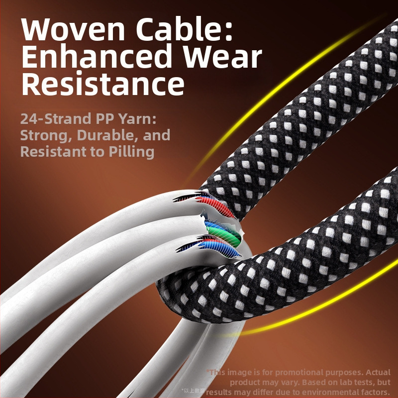 100W Дигитален дисплей за бързо зареждане – кабел с Lightning и USB-C, алуминиева сплав