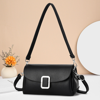 Mala kvadratna torba, unisex stil, PU koža, crossbody torba preko ramena, poliester podstava, zatvaranje poklopcem, jedan remen