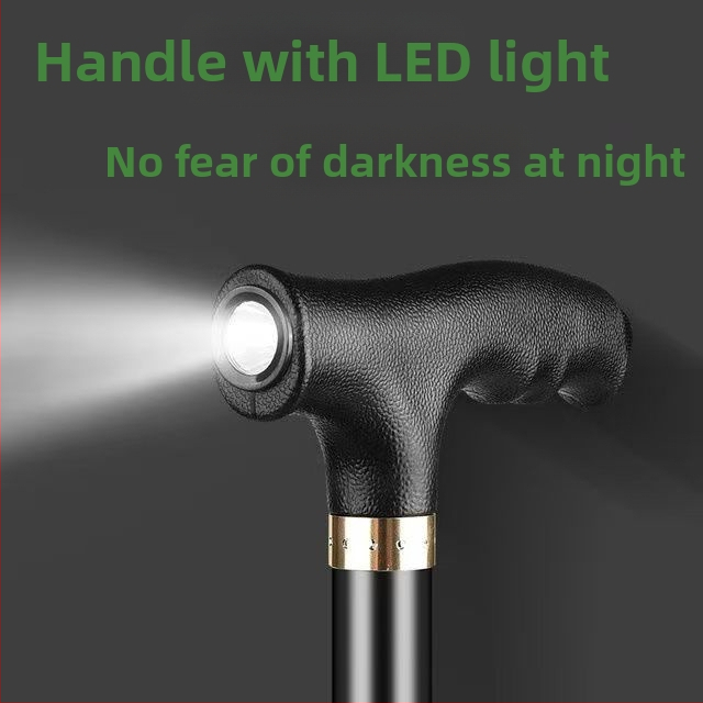 Baozhi походна палка, алуминиева сплав, двустепенна телескопична, тегло 400 г