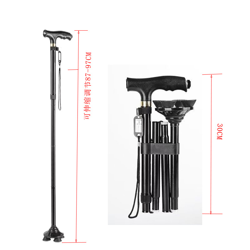 Baozhi pėsčiųjų lazda, aliuminio lydinys, dviejų dalių teleskopinė, svoris 400 g