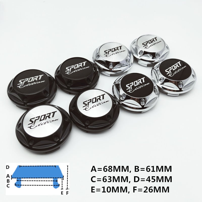 Capac central pentru hub-ul roții (material ABS, procesare personalizabilă, compatibilitate generală)