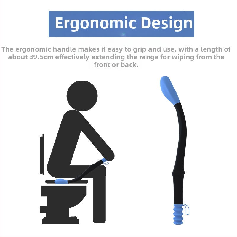 Yu Tai σιλικόνιου βοηθητικό εργαλείο καθαρισμού τουαλέτας, μοντέλο 25682, συσκευασία 100, εκτύπωση λογοτύπου, δυνατότητα παραμετροποίησης, για ηλικιωμένους και ΑμεΑ