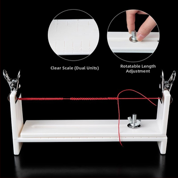 Εργαλείο πλεξίματος βραχιολιών με ξύλινο πλαίσιο — σταθερό κλιπ, προσαρμοστικό, λανσαρίστηκε το Καλοκαίρι του 2024