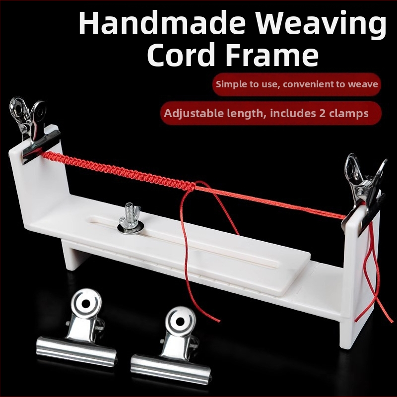 Εργαλείο πλεξίματος βραχιολιών με ξύλινο πλαίσιο — σταθερό κλιπ, προσαρμοστικό, λανσαρίστηκε το Καλοκαίρι του 2024