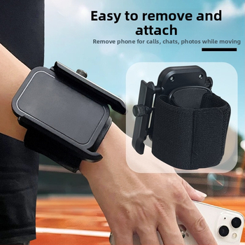 Държавач за телефон на китката за бягане – Унисекс, Пластмасов, Общ стил (Тип: База за лайв стрийминг)