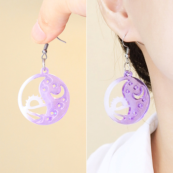 Φόρμα σιλικόνης για σκουλαρίκια με πενταγωνικό αστέρι για κατασκευή κοσμημάτων