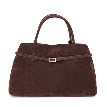 Vunena Tote torba, vodoravni četverokutni oblik, magnetsko zatvaranje, unutarnja pretinica sa zipom i pretinica za mobitel, podstava od poliestera