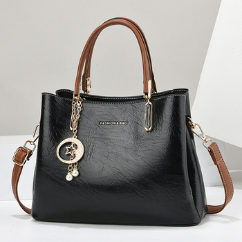 Ženska Tote torba, gradski minimalistički stil, PU materijal, srednja veličina, podstava od poliestera, horizontalan kvadratni oblik, zatvaranje zipom, jedan rameni remen