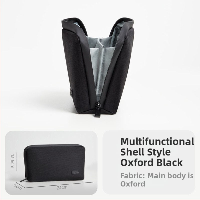 Cestovná taška na skladovanie SN006 (taška v štýle kabelky, Oxford+koža, nepremokavá, veľká kapacita)