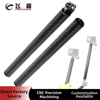 Univerzalni selfie štap – aluminijska legura + karbonsko vlakno, plutajući rukohvat, 1/4 adapter, kompatibilan s Insta360 ONE R / GoPro 9/8/MAX / DJI Osmo Action