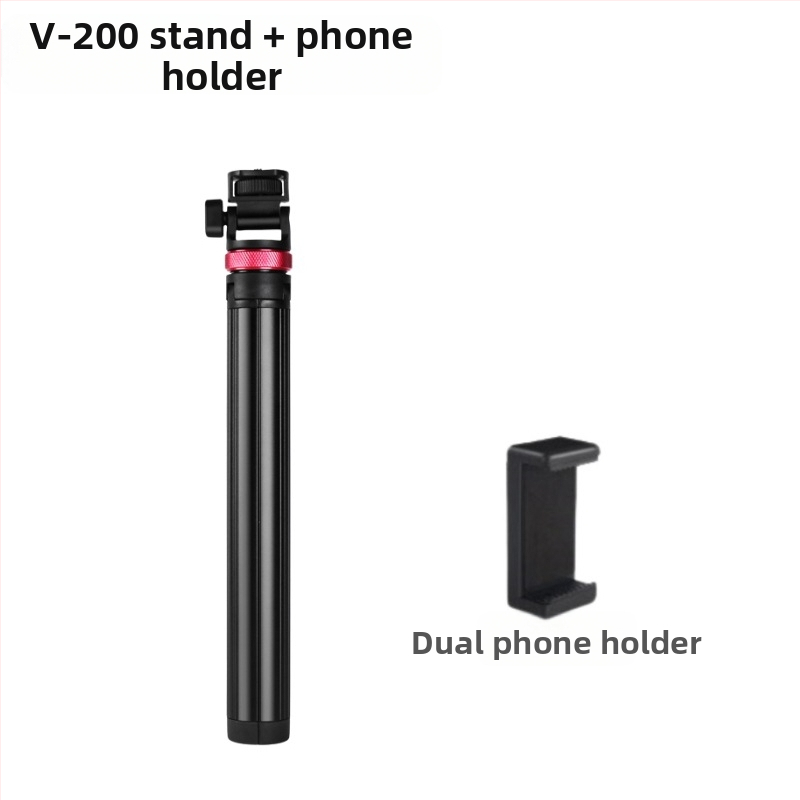 Selfie stick pentru telefon mobil cu suport de iluminare telescopic din aliaj de aluminiu și trepied portabil pentru live streaming