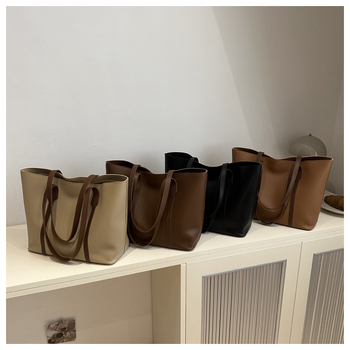 PU Tote Torba, Gradski Stil, Horizontalno Kvadratni Oblik, Zatvaranje Zipom, Unutarnji Pretinci sa Zipom (Tajni Džep, Džep za Identifikacijsku Karticu, Džep Tip Sandwich sa Zipom)