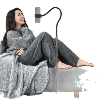 Безжична зарядна стойка за телефон и таблет, подова алуминиева конструкция, универсална