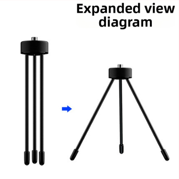 Десктоп държач за телефон с трипод, универсална съвместимост