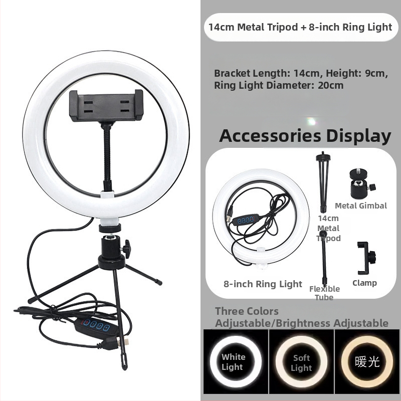 Stolný držiak na telefón s trojnožným statívom, univerzálna kompatibilita