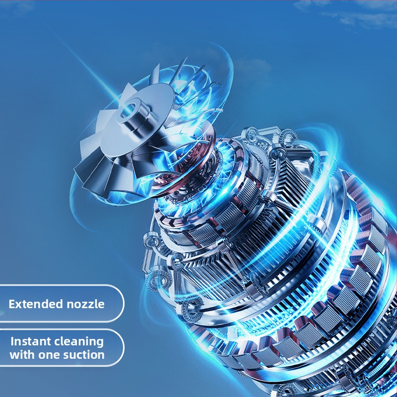 Rankinis belaidis automobilio dulkių siurblys, 65W, 5V, 20000Pa, įkraunamas