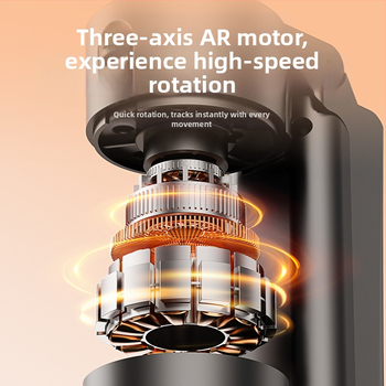 Selfie lazda su AI veido sekimo funkcija ir integruotu kameros laikikliu, aliuminio lydinys, vertikali 360° rotacija, horizontali 180° rotacija, svoris 620 g