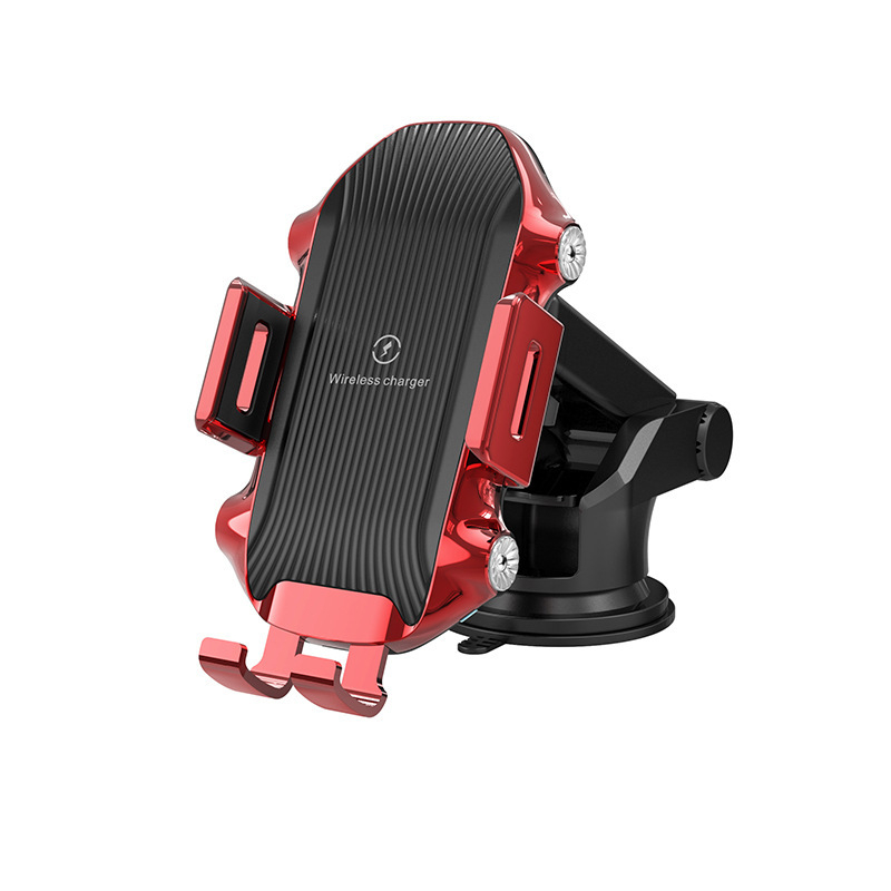 Универсален държач за телефон за автомобилен въздуховод с безжично зареждане 15W, сензорна активизация, QC3.0, 5V3A