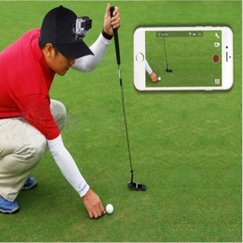 Καπέλο baseball για GoPro, Yi και SJCam κάμερες δράσης - μακρύ γείσο, μάρκα Khaki, με εκτυπωμένο λογότυπο