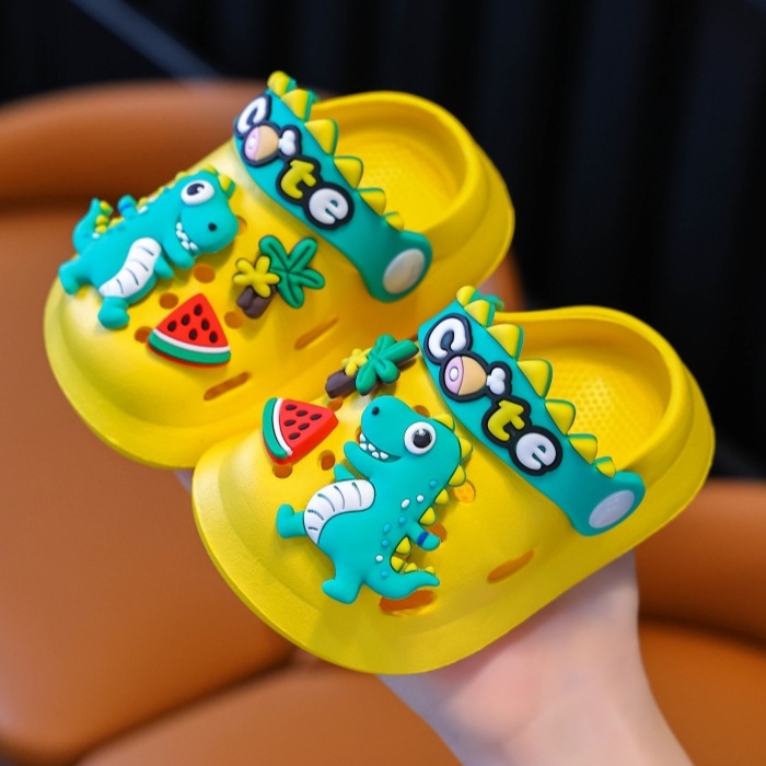 Dječje cipele s rupicama, EVA gornji dio i đon, karikatura uzorak, protuklizne, za uzrast 1–12 godina