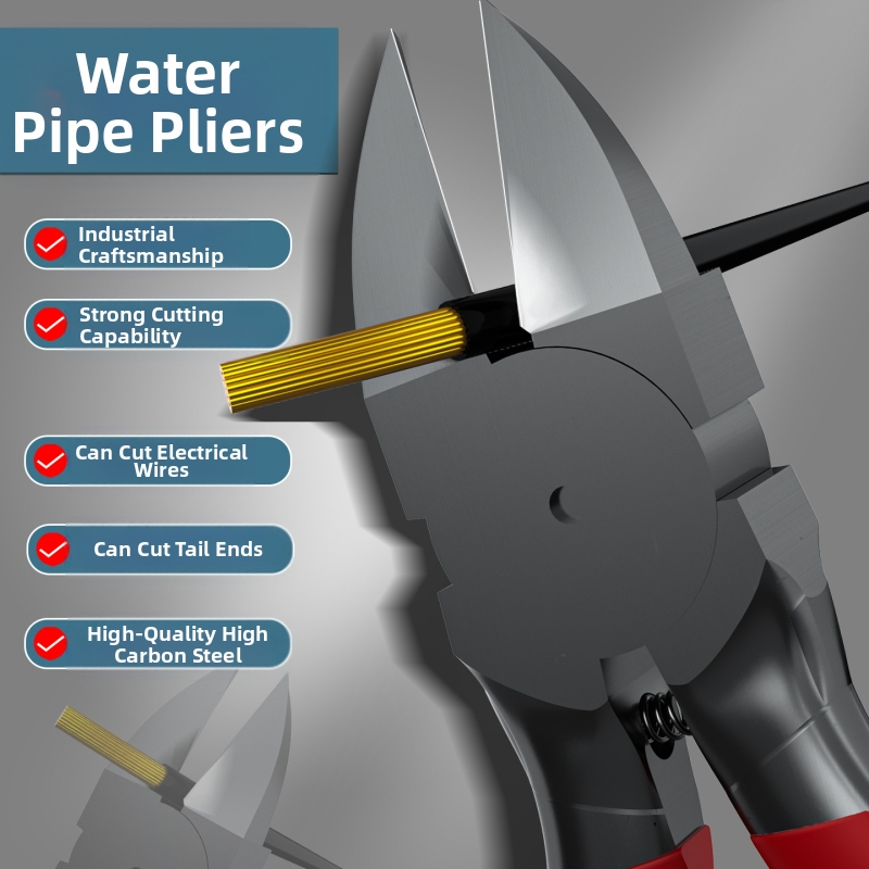 Maibu клещи с наклонени челюсти, висока твърдост, индустриално качество за рязане, 130 g, за пластмаса