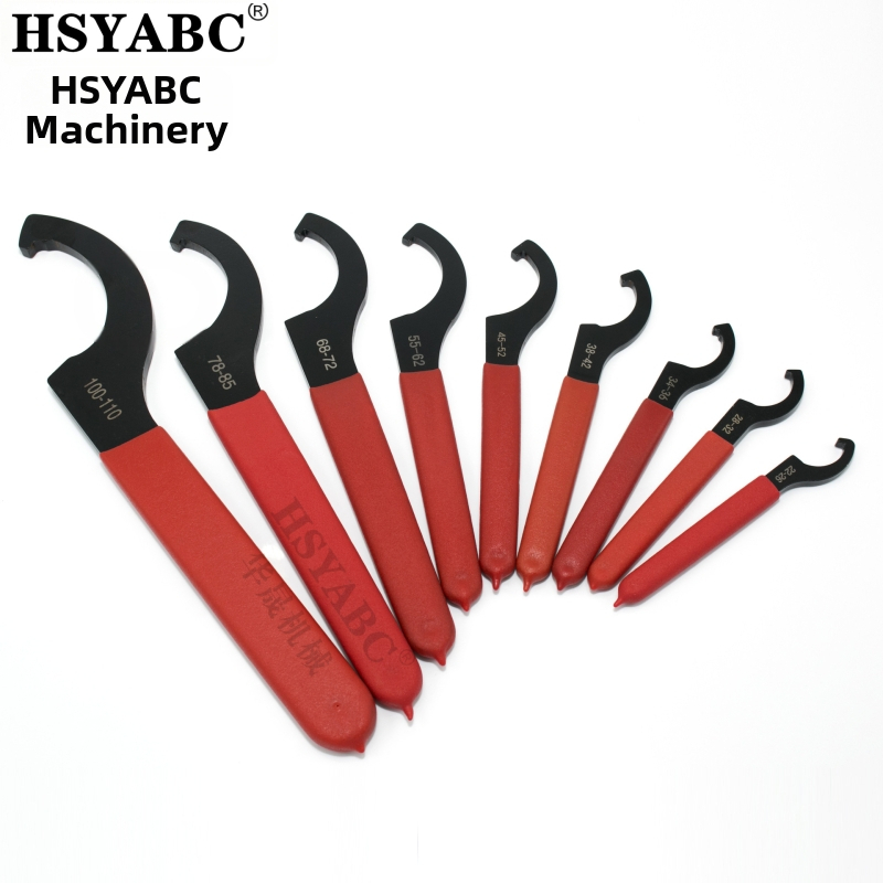 HSYABC CNC държач за инструмент и ключ с Hook глава — 45# стомана, тегло 0.3 кг