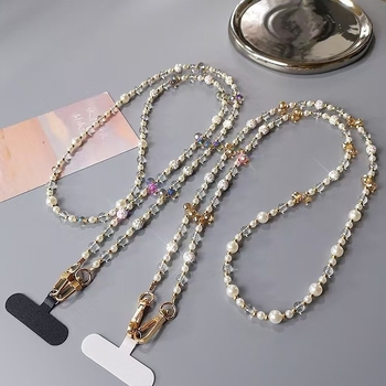 Privešak za telefon - ručno izrađeni ženski modni dodatak; Materijal: umjetni kristal + akril; Stil: ženski; Funkcija: dekoracija