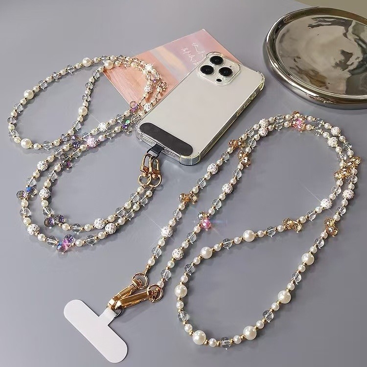 Privešak za telefon - ručno izrađeni ženski modni dodatak; Materijal: umjetni kristal + akril; Stil: ženski; Funkcija: dekoracija