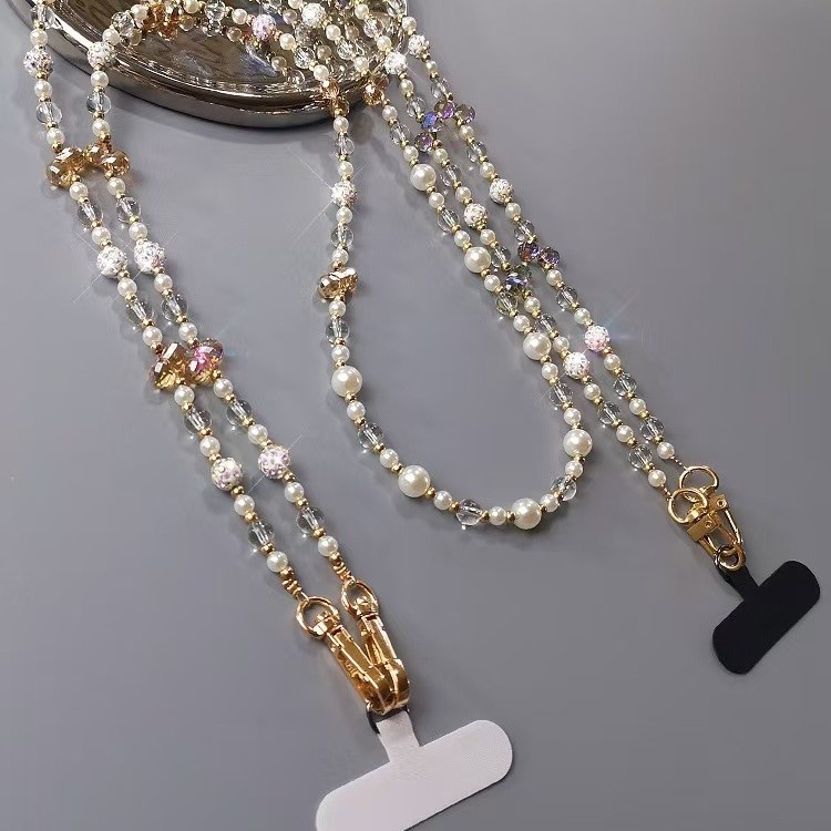 Privešak za telefon - ručno izrađeni ženski modni dodatak; Materijal: umjetni kristal + akril; Stil: ženski; Funkcija: dekoracija