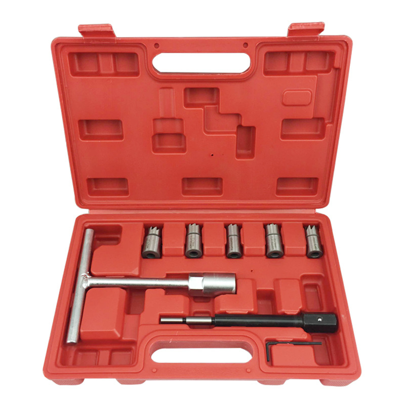 Dízel befecskendező eltávolító készlet reamerrel — 5/7/10/17 darab, utmall