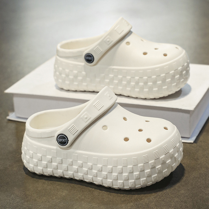 Gyerekeknek szóló EVA clogok, nyári kültéri strandcipők lányoknak, vastag talppal, 2025 tavasz