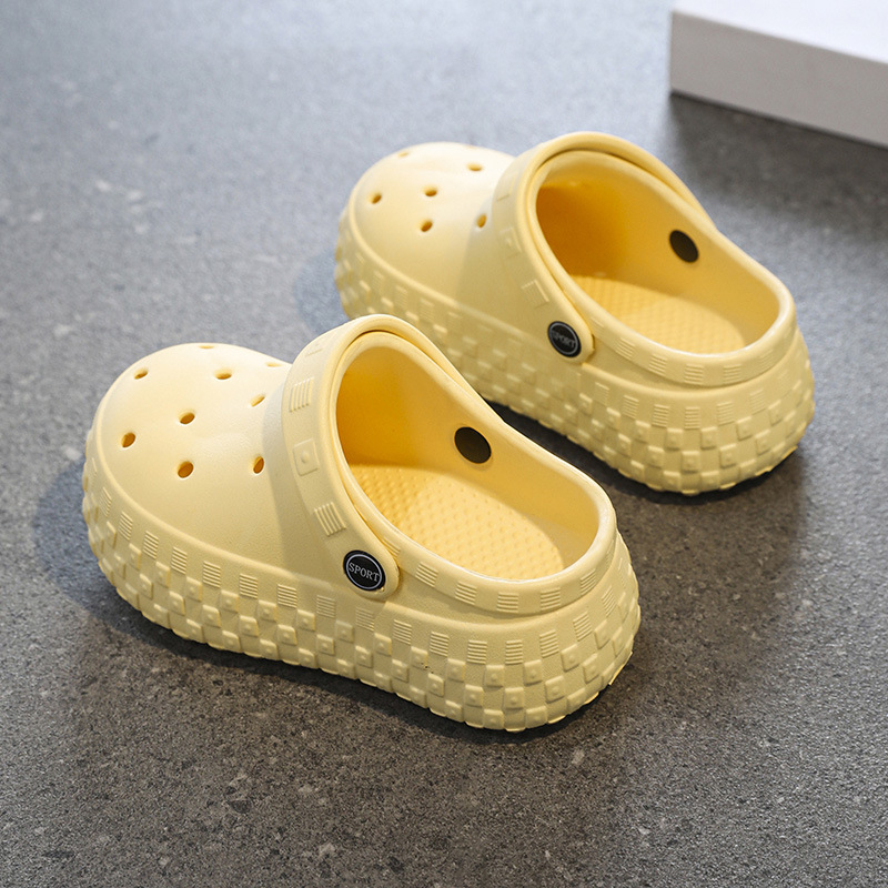 Gyerekeknek szóló EVA clogok, nyári kültéri strandcipők lányoknak, vastag talppal, 2025 tavasz