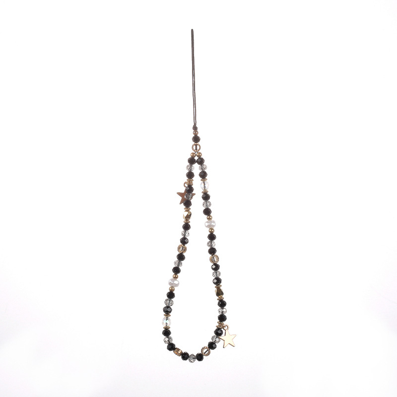 Privjesak za lanac za telefon od kristala, legure i CCB; polu ručna obrada; prirodan stil; zimska kolekcija 2022