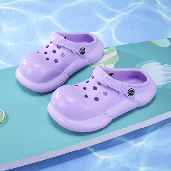 Clogs με EVA πάνω μέρος για κορίτσια και γυναίκες, καθημερινά άνετα σανδάλια χωρίς επένδυση, άνοιξη 2025