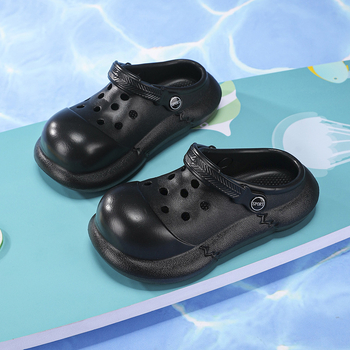 Clogs με EVA πάνω μέρος για κορίτσια και γυναίκες, καθημερινά άνετα σανδάλια χωρίς επένδυση, άνοιξη 2025