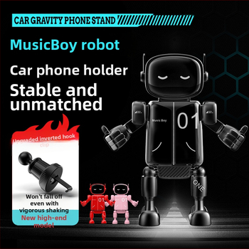 Držiak na mobilný telefón do auta s gravitačným uchytením na výduch, univerzálny, ABS+PC materiál